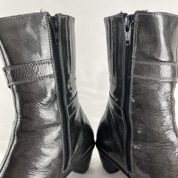 Naot Grey Patent Ankle Boots Womens EU Size 37 - Picture 6 of 11